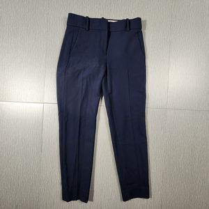 J Crew 365 Ankle Pants Navy Blue Cameron Women's Size 0